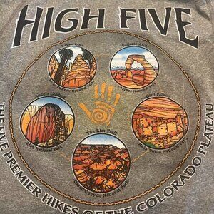 LIKE NEW  Utah Hiking Jersey Shirt - HIGH FIVE